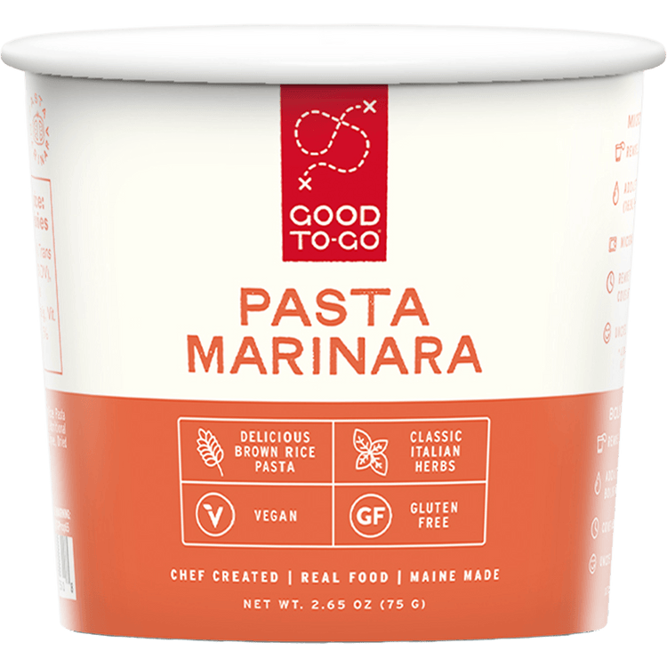 Microwavable Pasta Marinara Cups Vegan Pasta Cups Good ToGo