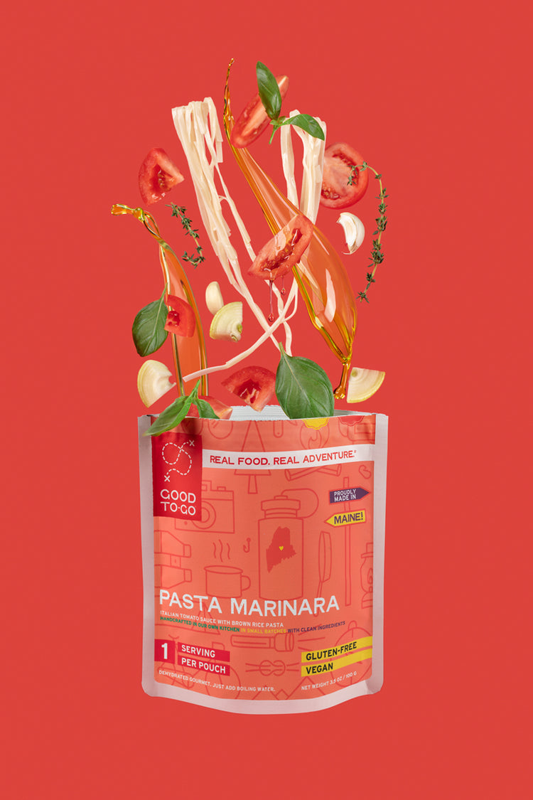 Dehydrated Pasta Marinara Vegan Brown Rice Pasta Vegan Good ToGo