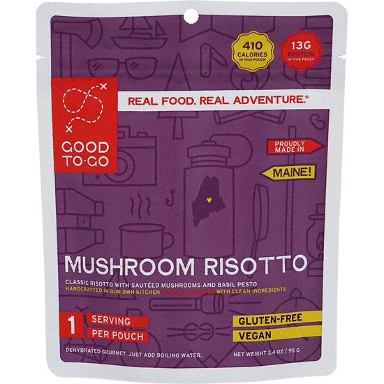 Dehydrated Risotto | Good To-Go Mushroom Risotto